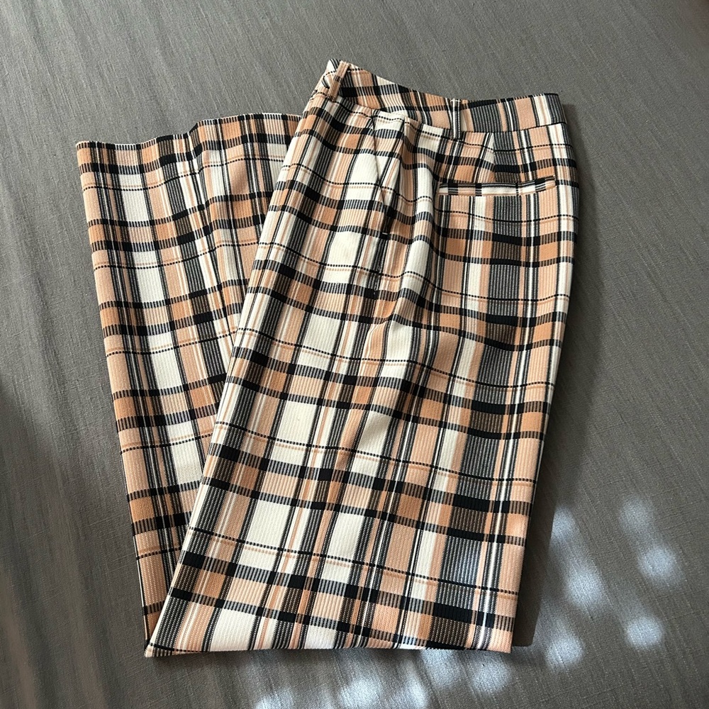 Maeve by Anthropologie plaid trouser size 6